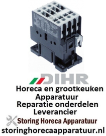 923381136 - Magneetschakelaar - relais AC1 25A 24VAC (AC3/400V) 12A/5,5kW hoofdcontact 3NO hulpcontact 1NO voor vaatwasser DIHR