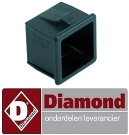 295226072 -  Elementhouder zwart voor drukknop DIAMOND DC402