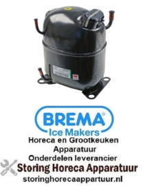 329605190 -Compressor koelmiddel R404a/R507 type NJ9232GK 220-240V 50Hz HMBP 22,1kg 1 1/4HP BREMA