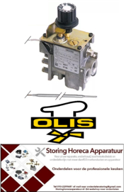 158103076 - Gasthermostaat type serie 630 Eurosit t.max. 190°C 110-190°C gasingang 3/8" gasuitgang 3/8" OLIS