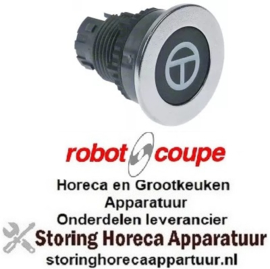 374301256 - Druktaster inbouwmaat ø22mm zwart Robot-Coupe