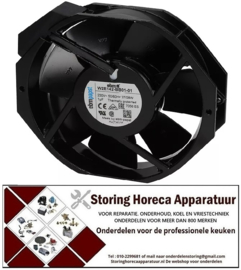 501601113 -Axiaalventilator L 172mm B 150mm H 38mm 230VAC 50/60Hz 27/28W lager kogellager