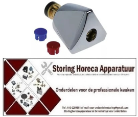 104540017 - Standaard bovendeel met greep draad 3/8" H 15-21mm koud-/warmwater