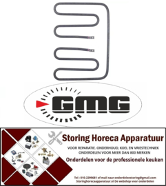 194420254 - Verwarmingselement 1000W 220V VC 1 L 194mm B 274mm H 37mm voor contactgrill GMG