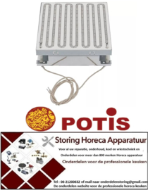 5095122528 - Verwarmings unit L 225mm B 170mm 1900W Potis