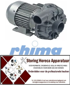 401499401 - Waspomp ingang ø 63mm uitgang ø 53mm type 2241.2715 230/400V 50Hz fasen 3 0,89kW vaatwasser RHIMA
