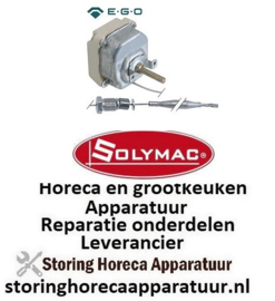 251375417 -Thermostaat t.max. 200°C instelbereik 65-200°C 3-polig 3NO 16A voeler ø 6mm voeler L 79mm Solymac
