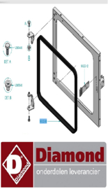 124S0222-00 - DEURRUBBER  L=1340 DIAMOND DFV-423/S