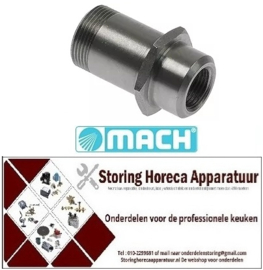 152503185 - Naspoelarmas totale lengte 36mm OD ø 18mm voor vaatwasser MACH