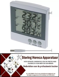 337381349 - Thermometer -50 tot +70°C grootte 100x100 beeldscherm digitaal, met batterij