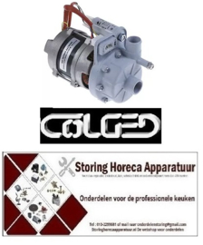 142500979 -Pomp ingang ø 28mm uitgang ø 26mm type ZFCI121DX 230V 50Hz fasen 1 0,25kW L 198mm COLGED