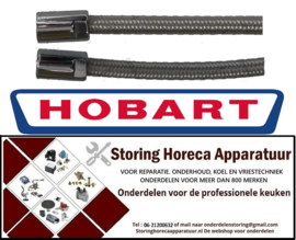P744540066 - Doucheslang aansluitingen 1/2" L 1100mm RVS werkdruk 10bar plaatdruk 40bar t.max. 90°C HOBART