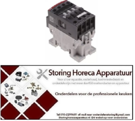 ST1380106 - Relais AC1 25A 24VAC (AC3/400V) 9A/4kW hoofdcontact 3NO hulpcontact 1NO