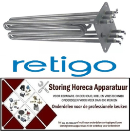 204417542 - Verwarmingselement 3x3000W 230V VC 3 L 305mm B 68mm H 40mm  RETIGO