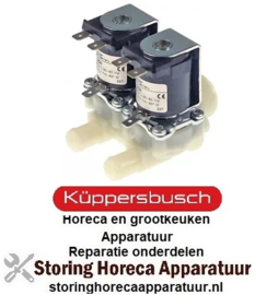 785370004 - Magneetventiel dubbel recht 230VAC voor apparatuur KUPPERSBUSCH