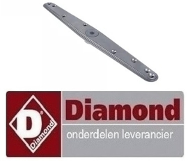 589517555 -Wasarm inbouwpositie boven/onder L 510mm sproeiers 8 voor vaatwasser  DIAMOND dfs7/6