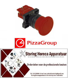 4688301050 - Paddestoelschakelaar deegmixer noodsituatie uitschakeling PIZZA-GROUP
