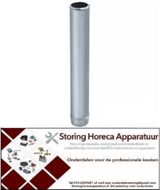 105515053  - Standpijp grootte 1½" werklengte 260mm totale hoogte 275mm AD ø 40mm RVS