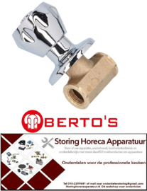 AFSLUITKRAAN BERTOS HORECA EN GROOTKEUKEN APPARATUUR  REPARATIE RESSERVE ONDERDELEN