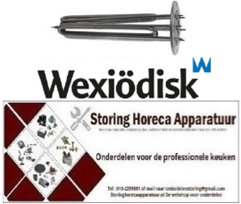 VERWARMINGSELEMENTEN WEXIODISK VAATWASSER HORECA EN GROOTKEUKEN APPARATUUR REPARATIE RESERVE ONDERDELEN
