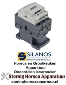 419380479 -Relais AC1 25A 230VAC (AC3/400V) 9A/4kW hoofdcontact 3NO hulpcontact 1NO/1NC SILANOS