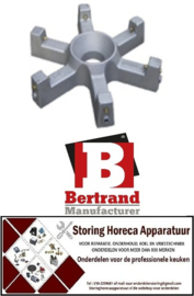242G041A - Wok turbobrander klein Phoenix + 6 x sproeiers voor Wok fornuis BERTRAND