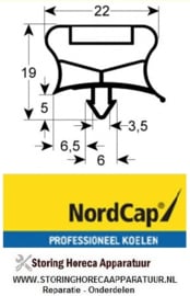 902092689 - Koeldeurrubber profiel 9794 B 561mm L 685mm steekmaat  ALPENINOX UKU 160 W