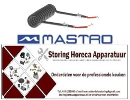 622418120 -Verwarmingselement 2200W 230V VC 1 inbouwpositie onder L 150mm B 155mm L1 95mm ø 49mm Mastro