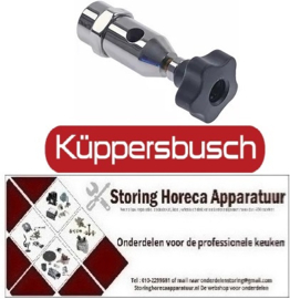 394540016 - Be- en ontluchter draad 1/2" verchroomd L 78mm KUPPERSBUSCH