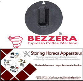 381110365 -  Knop schakelaar nulstreep ø 44mm as ø 3,5x3,5mm zwart