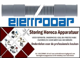 655513332 - Afvoerslang DN20 L 470mm A ø binnen 22mm A ø buiten 26mm B ø binnen 22mm B ø buiten 26mm voor vaatwasser ELETTROBAR