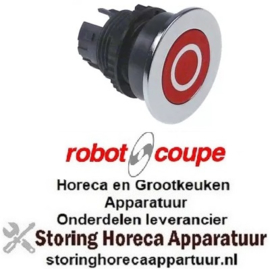 178301258 - Druktaster inbouwmaat ø22mm rood Robot-Coupe