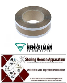 466693842 - Teflonband L 1000 mm B 46 mm dikte 0,1 mm voor vacuummachine HENKELMAN MINI JUMBO