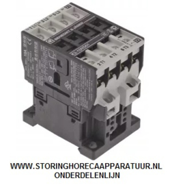 ST1381184 - Relais - Magneetschakelaar  AC1 25A 180-210VAC (AC3/400V) 10A/4kW hoofdcontact 3NO hulpcontact 1NC