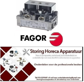 186101684 -Gasventiel 230V 50Hz gasingang 1/2" gasuitgang 1/2" FAGOR
