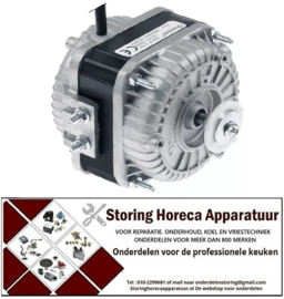 165601024 - Ventilatormotor 25W 230V 50-60Hz L1 49mm L2 94mm L3 112mm B 84mm kabellengte 500mm 1300U/min