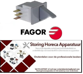 177348207 -Schakelaar met drukknop 250V 5A 1CO aansluiting F4,8 L 27,5mm type 5E4 25T85 FAGOR