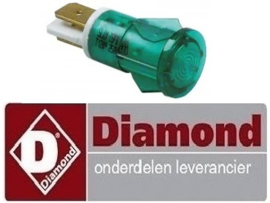 125A08009 - Signaallamp groen voor contactgrill DIAMOND : BIGFOOD/SN