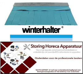 965533190 - Wasgordijn B 650mm H 413mm spoeltechniek voor waszone transport vaatwasser  Winterhalter