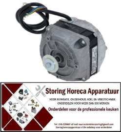 246602213 - Ventilatormotor 10/40W 230V 1300/1550U/min L1 82mm L2 82mm L3 73mm kabellengte 480mm as L 16mm