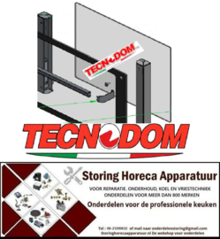 P503VXFO000317 - Binnenruit voor oven deur TECKNODOM - FEMG04NEGDX