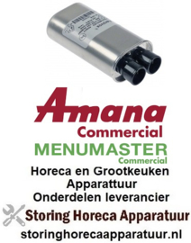 593365210 - Condensator 0,82µF 50/60Hz aansluiting F6,3 L 112mm H 32mm B 52mm magnetron