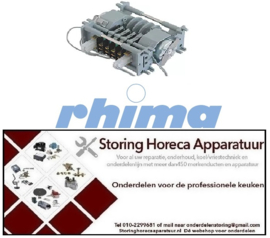 148360293 -Timer 7804DV kamers 4 looptijd 6s / 3min 230 V CDC motoren 2 motortype M37RN/M37LN RHIMA