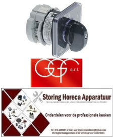 343348310 - Draaischakelaar 2 0-1 600V 12A voor pizza oven GGF