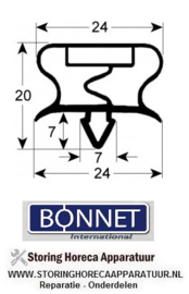 BONNET KOELDEURRUBBERS HORECA KOELKAST EN VRIESKASTEN 