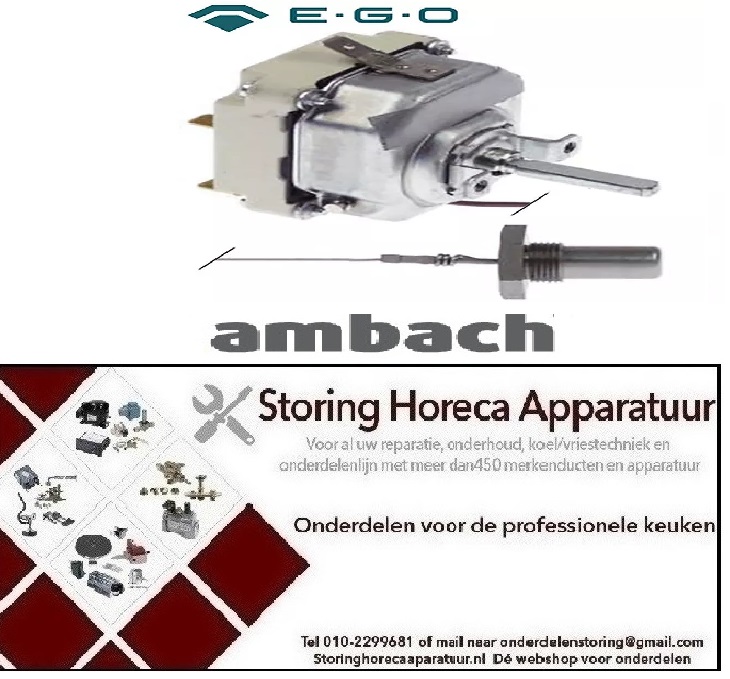 670375547 - Thermostaat t.max. 120°C instelbereik 30-120°C 3-polig 3NO 16A AMBACH SK100