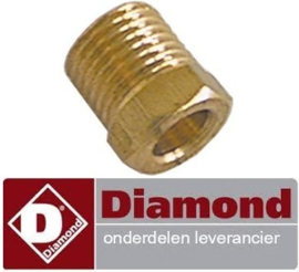 493RTCU900019 - Knelschroef voor pijp ø 6mm voor gasfornuis DIAMOND G77/4F7T-N