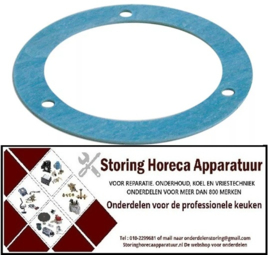 2111105186 - Pakking branderdichting D1 ø 110mm - D2 ø 80mm materiaaldikte 1,6mm