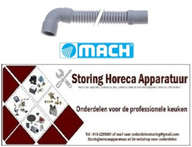 AFVOERSLANG MACH VAATWASMACHINE HORECA EN GROOTKEUKEN REPARATIE ONDERDELEN