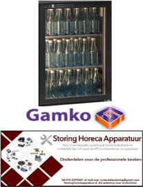 238- ECO-FRONT2RG - Deur rechtsdraaiend  met glas incl. handgreep en slot GAMKO